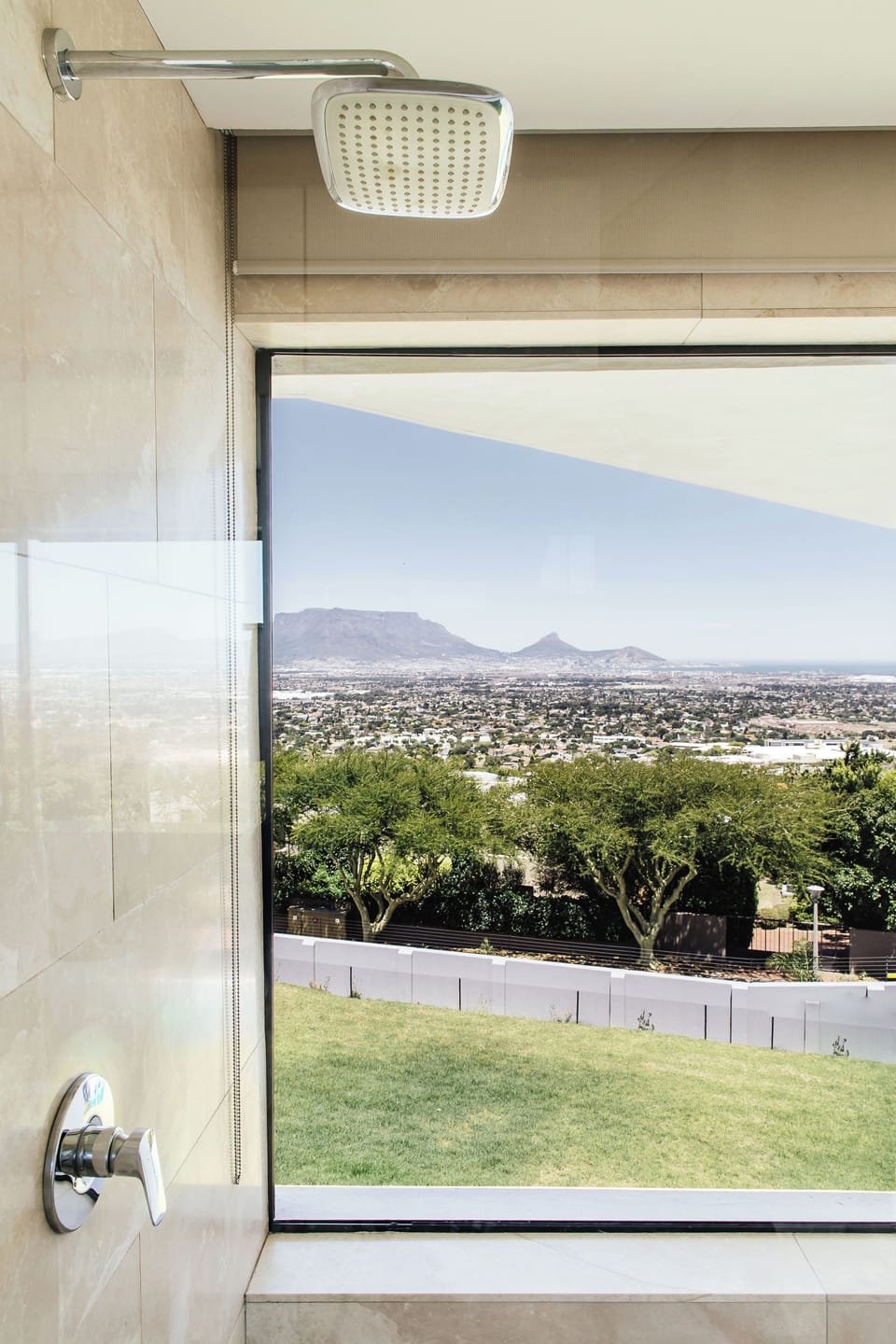 Master bedroom double shower