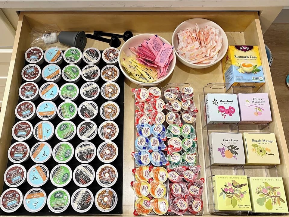Choices. Choices. Choices. What flavor are you drinking this morning?