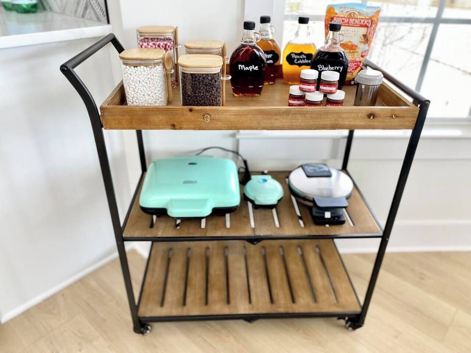 Did someone say Waffle Bar? We did. I mean, who doesn't love waffles with all the fixings? Enjoy!