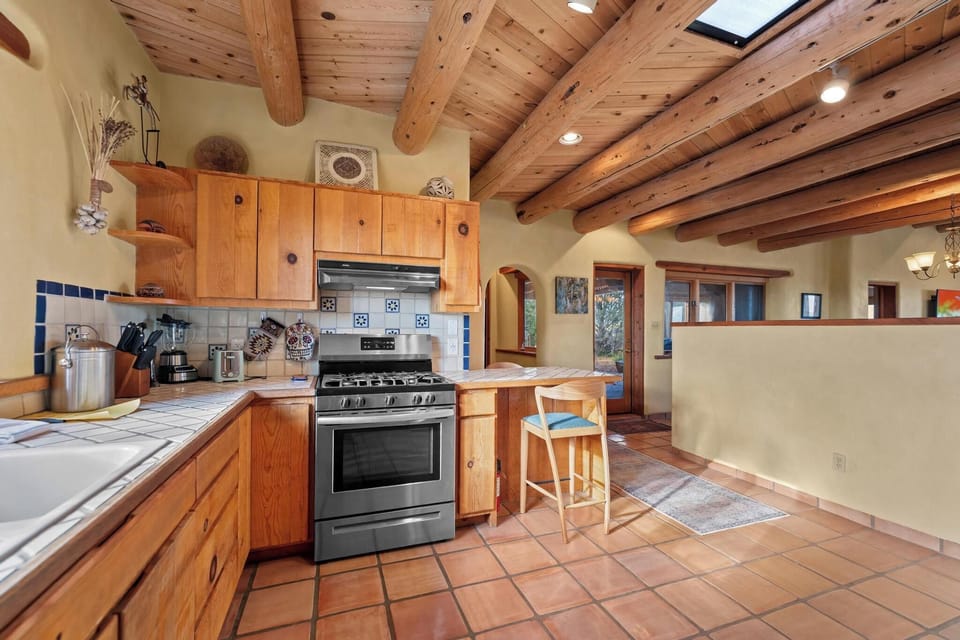 Fully stocked custom kitchen