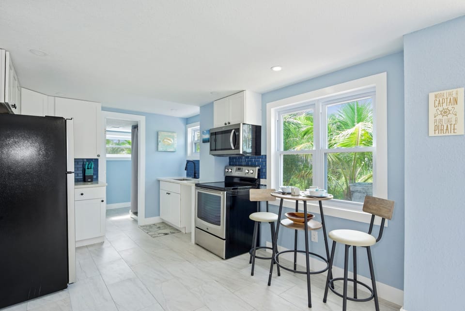 Lower level kitchen area