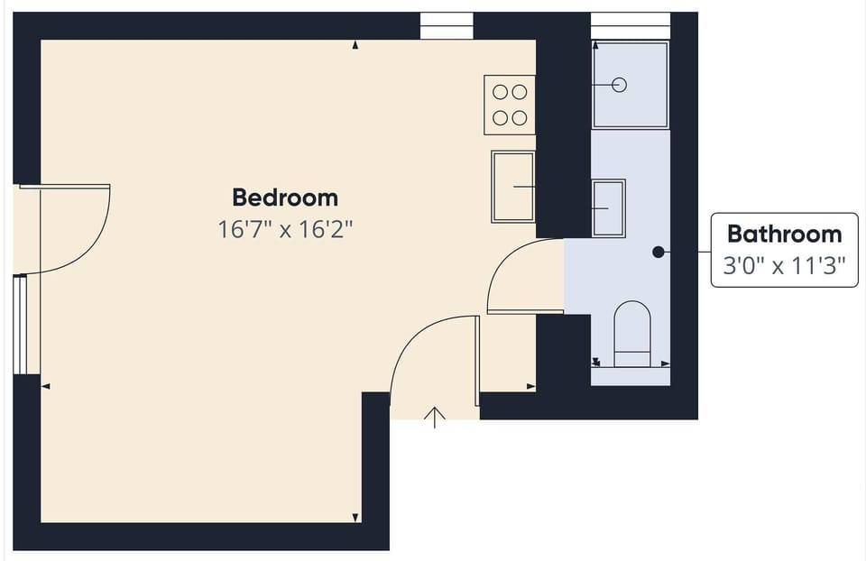Floor plan of the apartment.