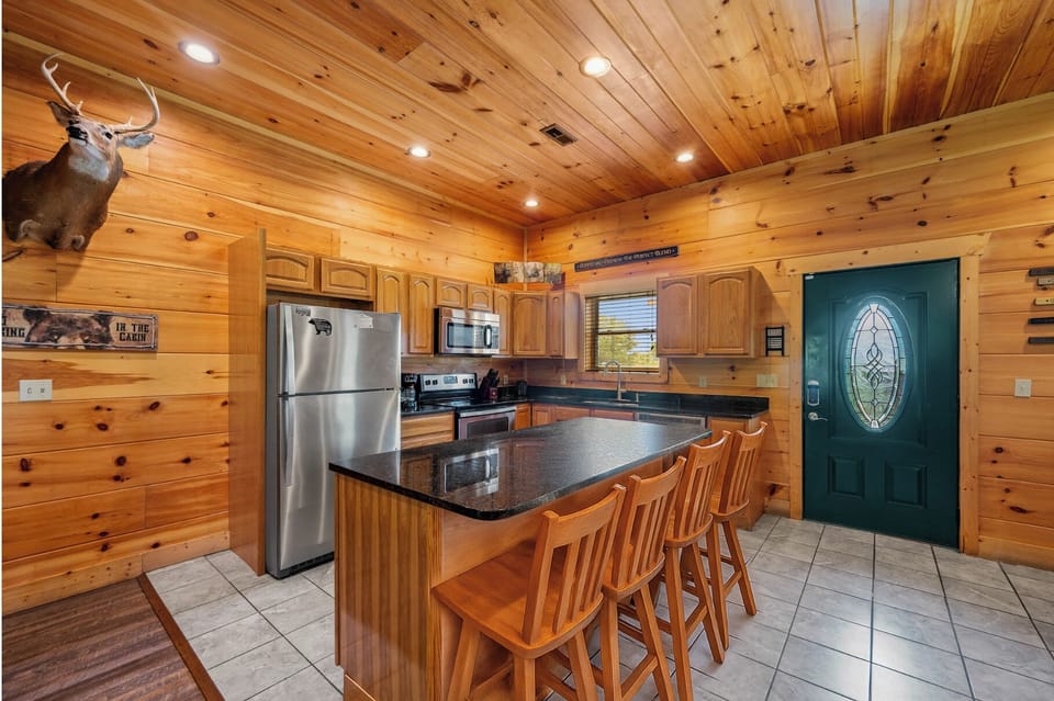 Whip up delicious meals in our main floor, fully-equipped kitchen! 