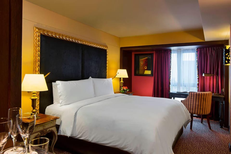 Wake up to soft daylight and a warm, elegant retreat.