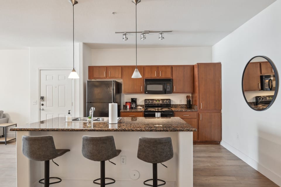 Fully equipped kitchen