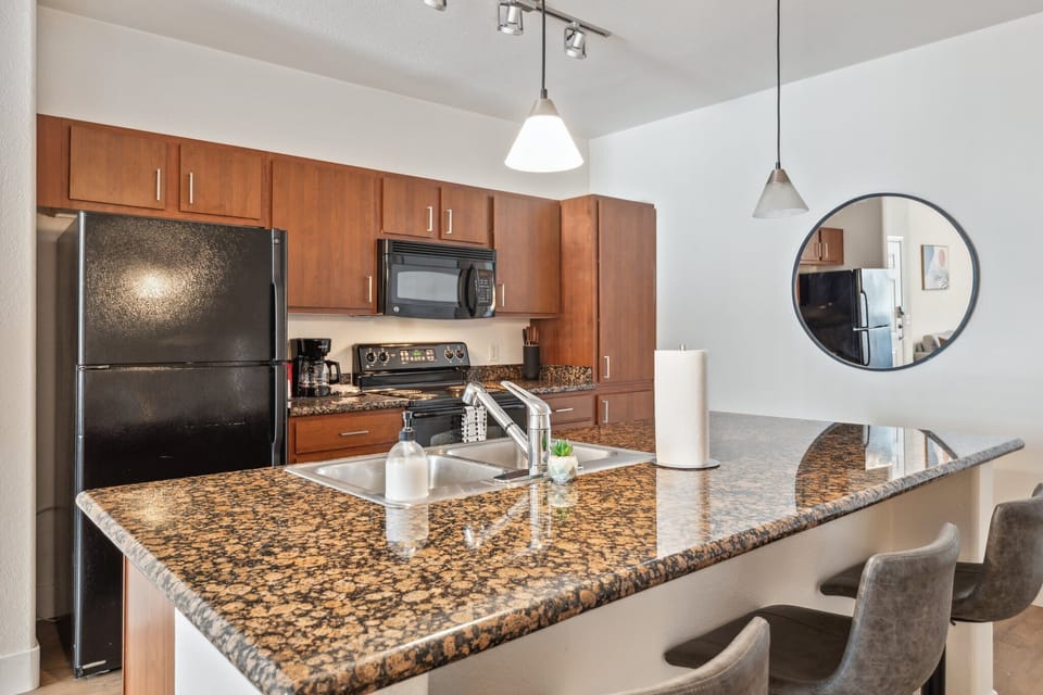 Fully equipped kitchen