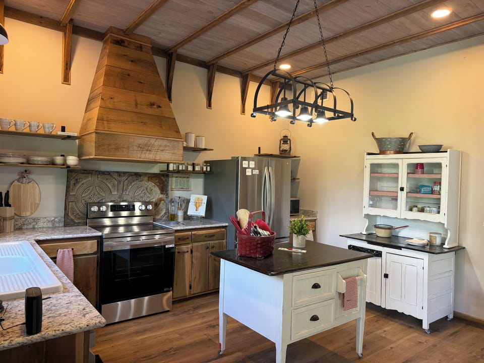 Fully equipped kitchen waiting for your culinary skills.