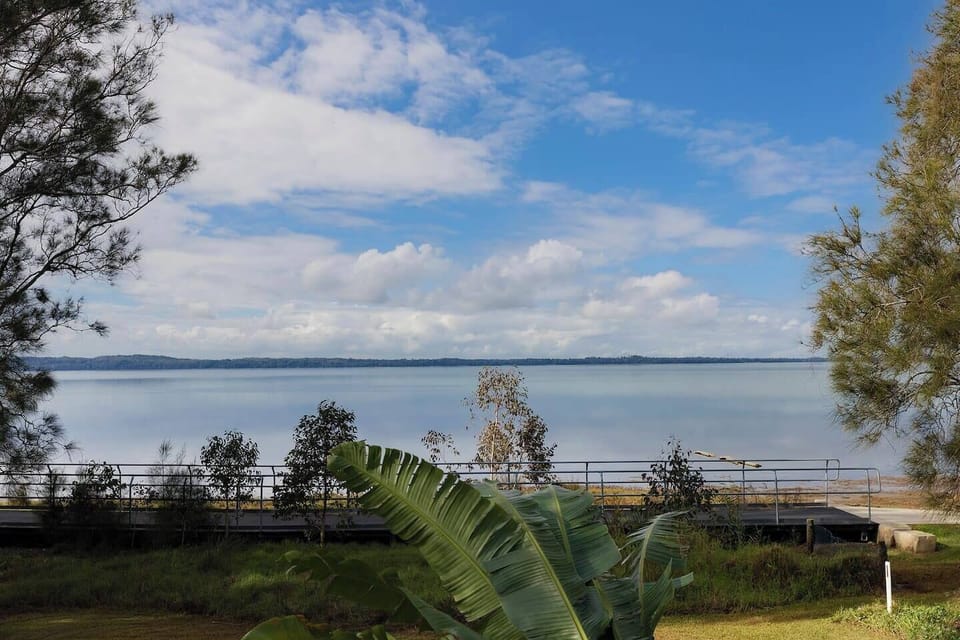 The lake is always within sight—enjoy a front-row seat to sunsets, pelicans drifting by, and stars over the water at night.