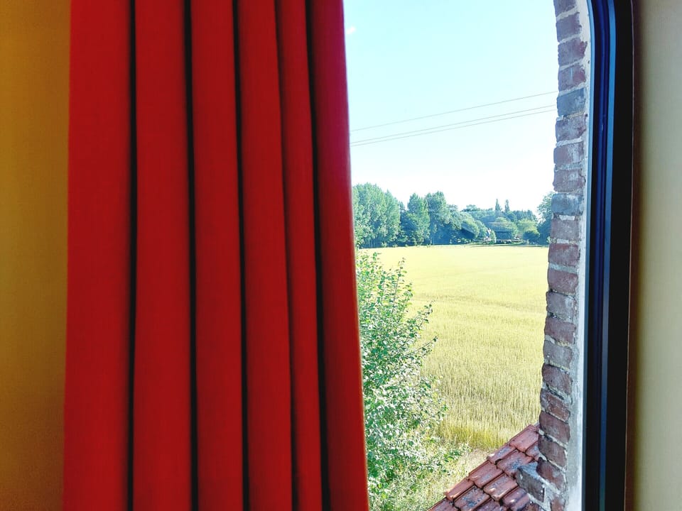 Panoramic view of the Norman countryside