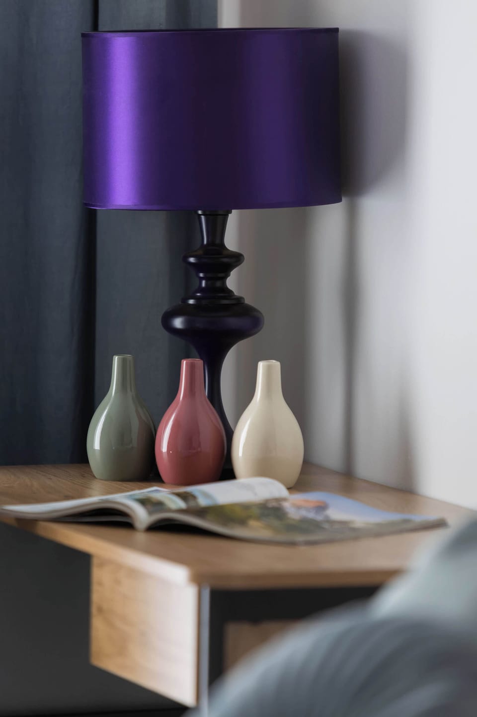 Stylish accessories in the apartment. 