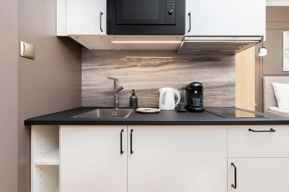 The kitchenette is equipped with all the essentials for cooking delicious meals.