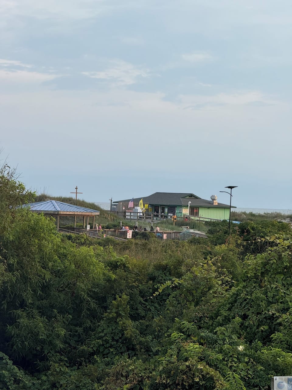 pier. great place to grab a snack or meal. fishing equipment for rent too