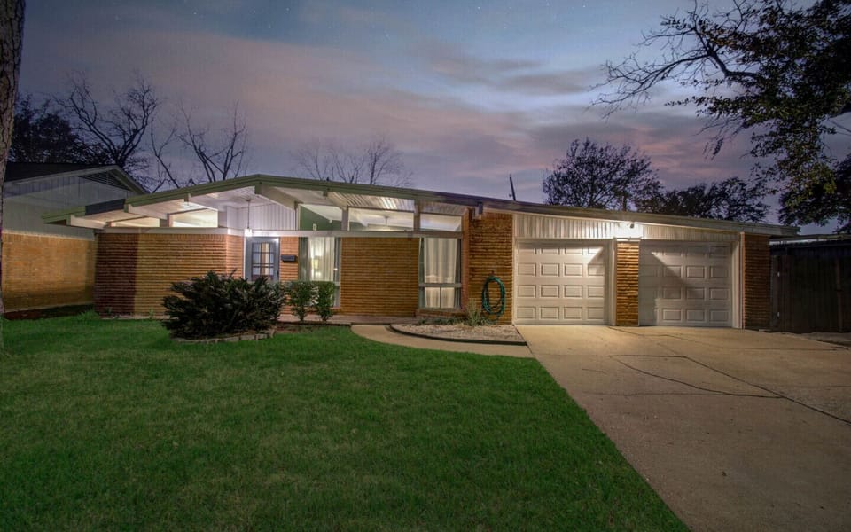 Step outside and enjoy the calm backyard atmosphere.