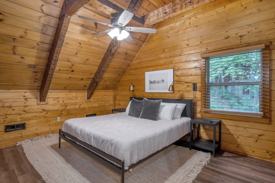 Bedroom 2 features a king bed and ensuite. (Dudley I)