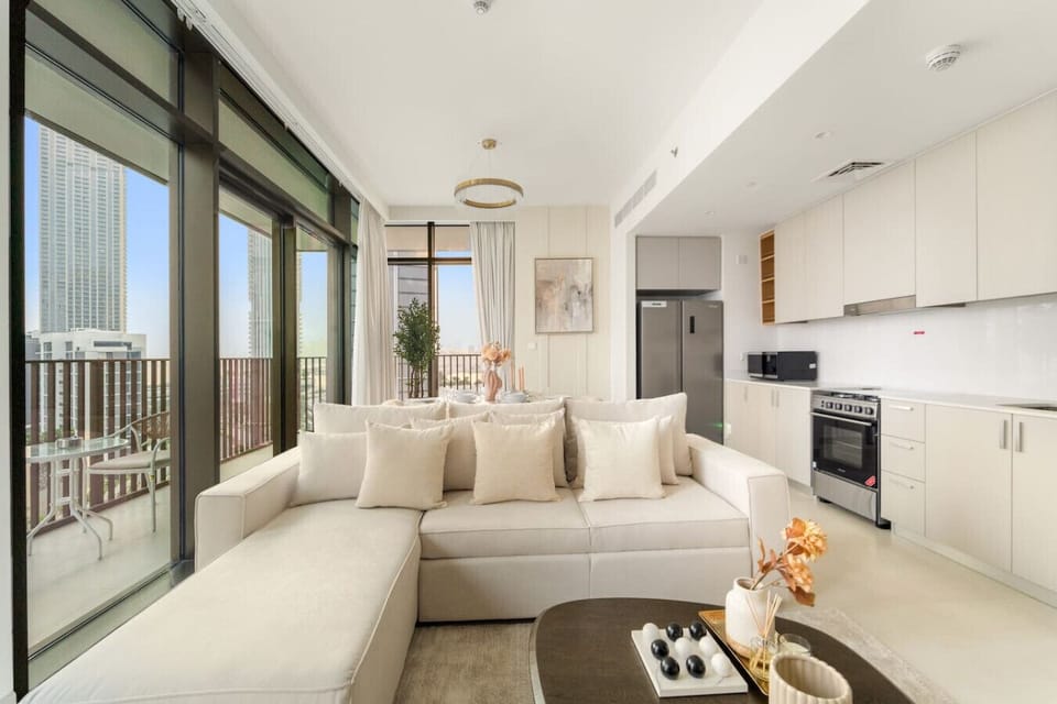 Living Room: Stylish space with panoramic views, inviting decor, and modern amenities for relaxation!