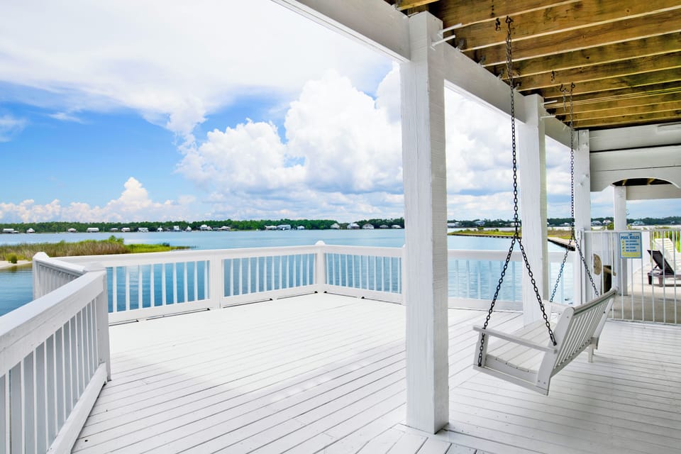 Expansive balconies on every floor