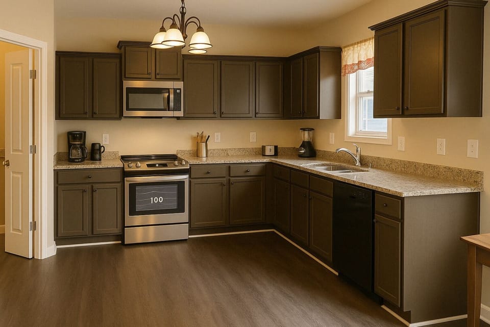 Modern appliances and spacious counters await your culinary adventures!