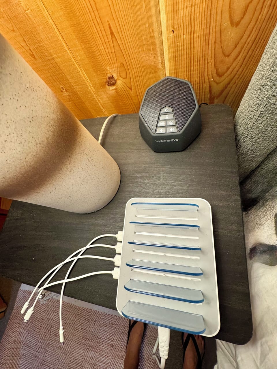 Device charger and sound machine ready!