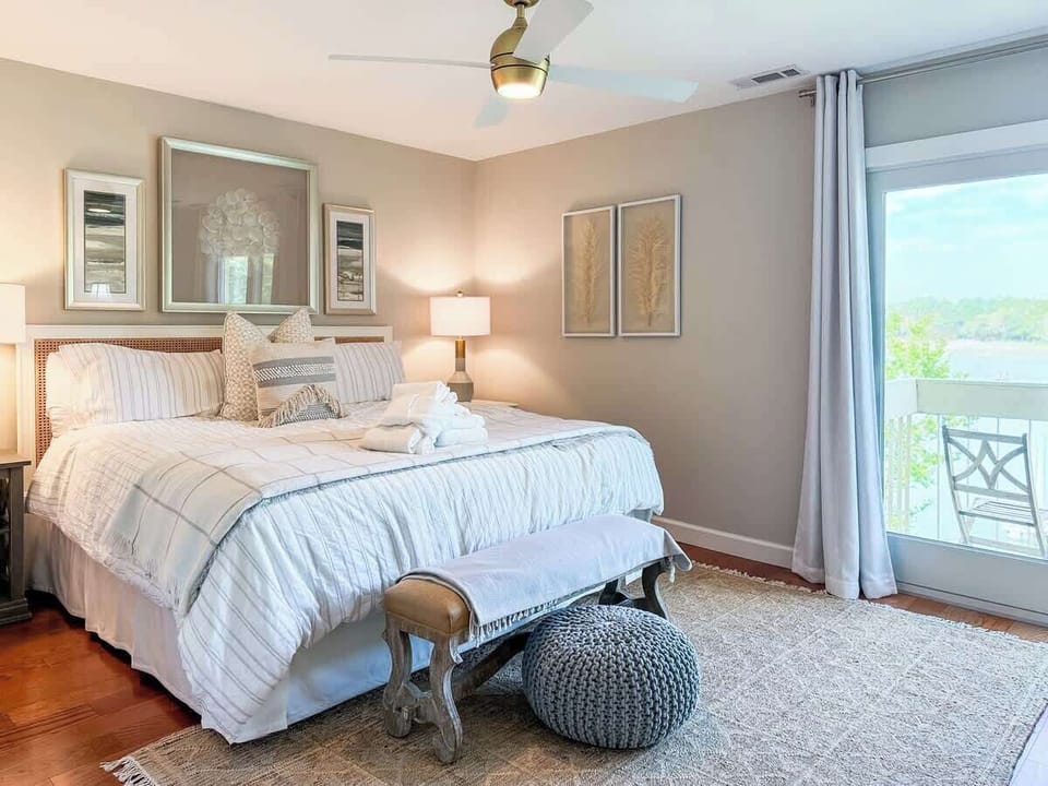 Primary Suite with Balcony & Lagoon Views