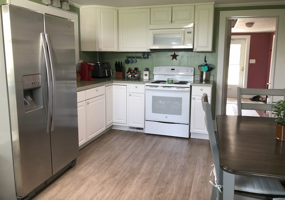 Enjoy a fully equipped kitchen to prepare meals throughout your stay.