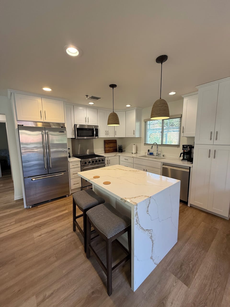 All new kitchen with high end appliances 