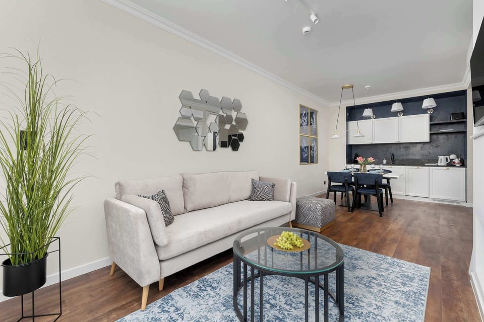 Unwind on the comfortable sofa that can be converted into double bed.