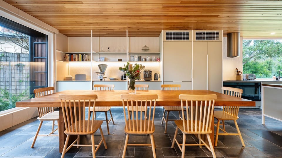 Dining and kitchen 