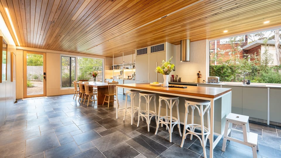well equipped kitchen and dining