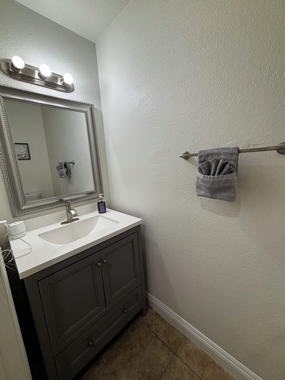 Downstairs half bath