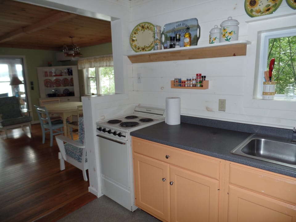 Looking through Kitchen and Dining Area