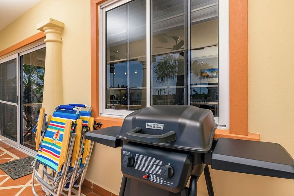 Fire up the flavors with your own BBQ grill on the balcony—perfect for tasty meals and great vibes under the open sky.
