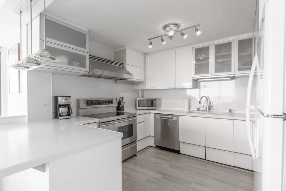 Lots of storage and ample counter space