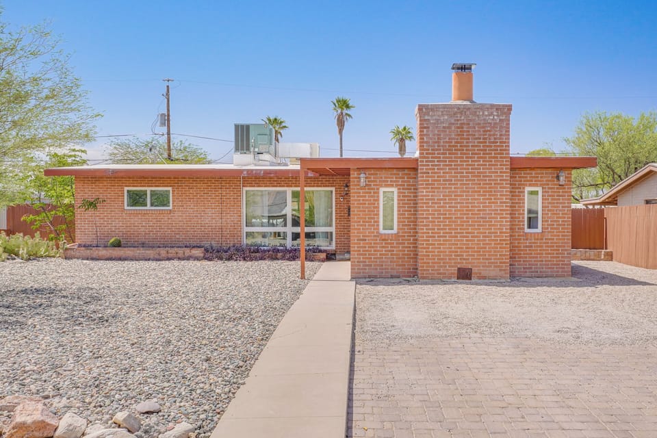 Tucson Vacation Rental | 3BR | 2BA | 1,353 Sq Ft | Small Step to Enter