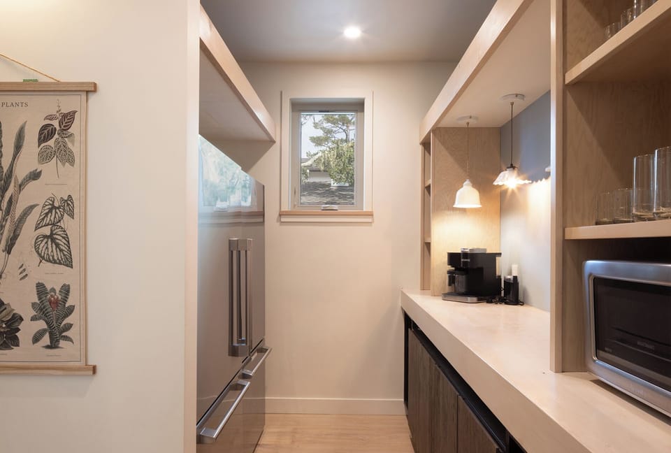 Pantry off kitchen
