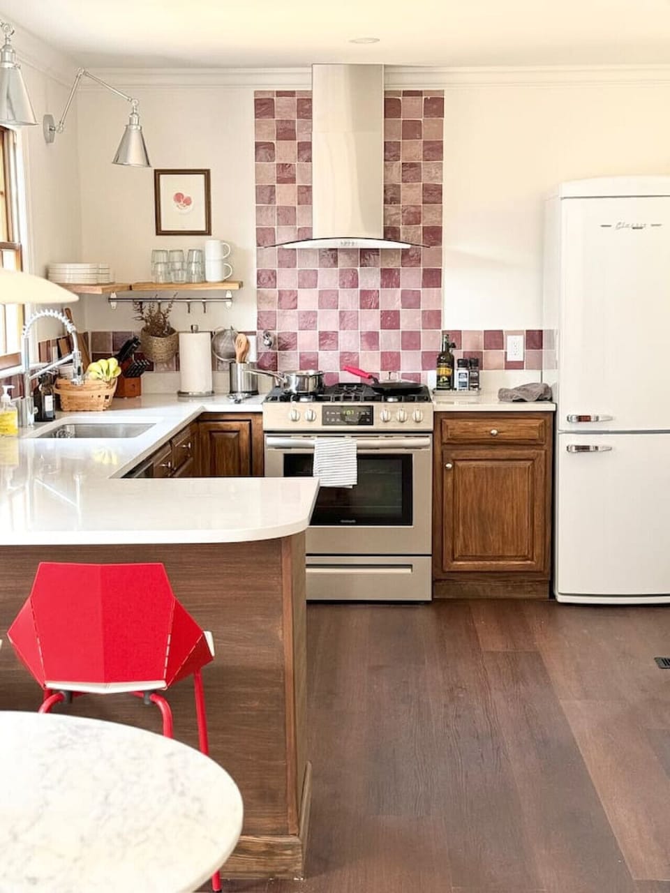 Fully equipped kitchen with modern appliances for cooking and entertaining