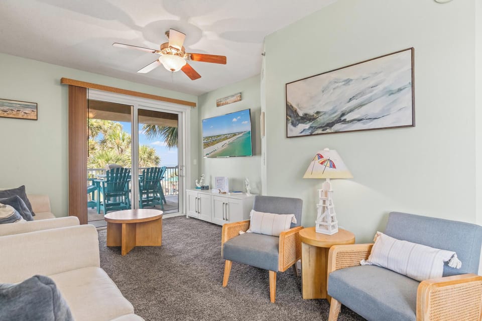 Living Area with Balcony