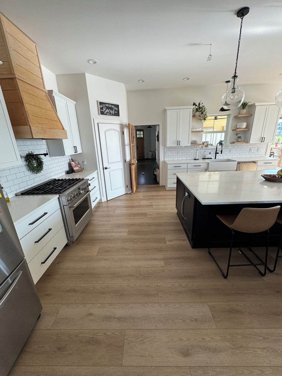 Kitchen and mudroom entrance