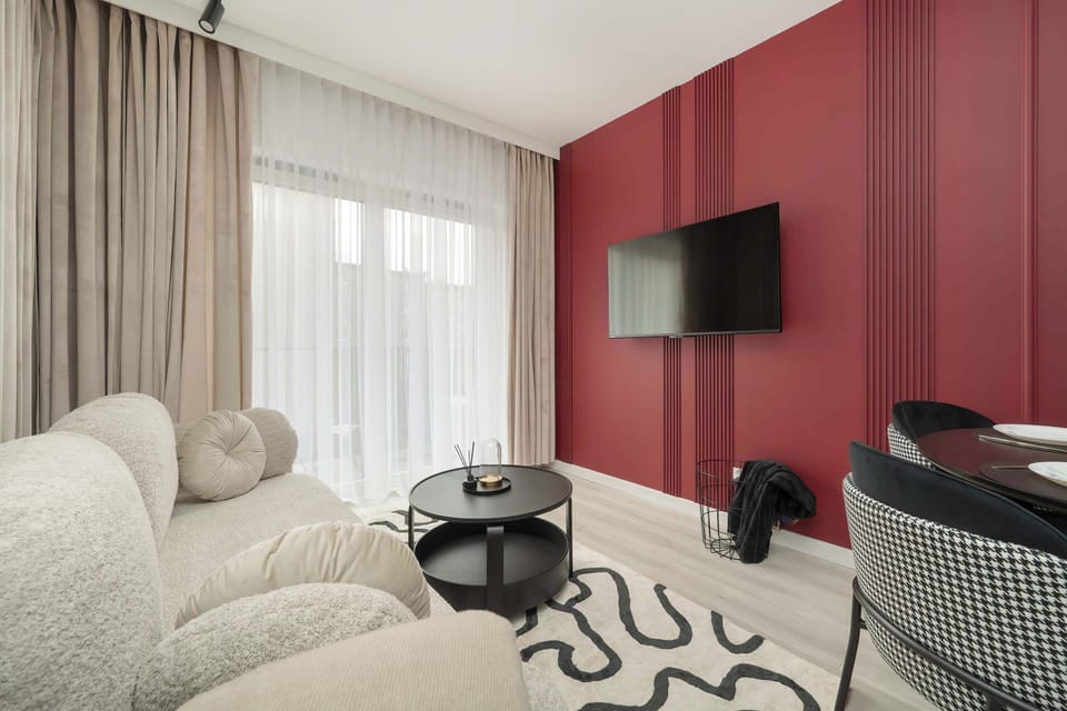 Unwind on the comfortable sofa that can be converted into double bed.