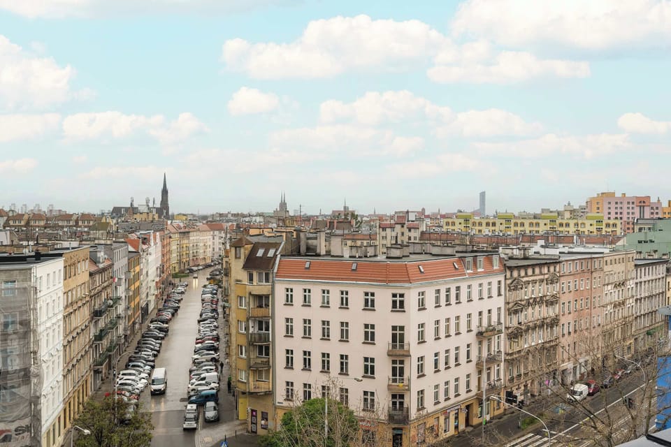 View of the city skyline.