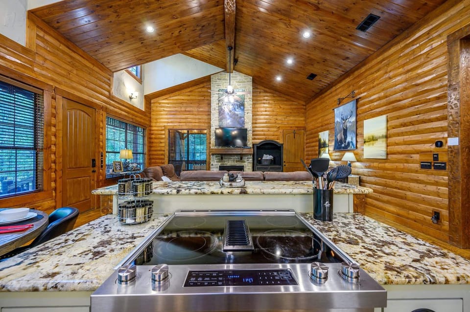 Spacious kitchen with plenty of room to cook, dine, and enjoy time together!