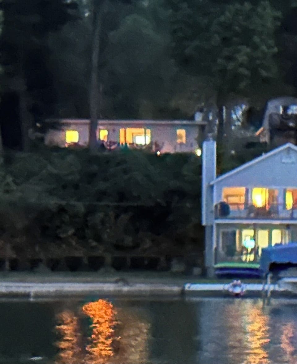 View from the lake.