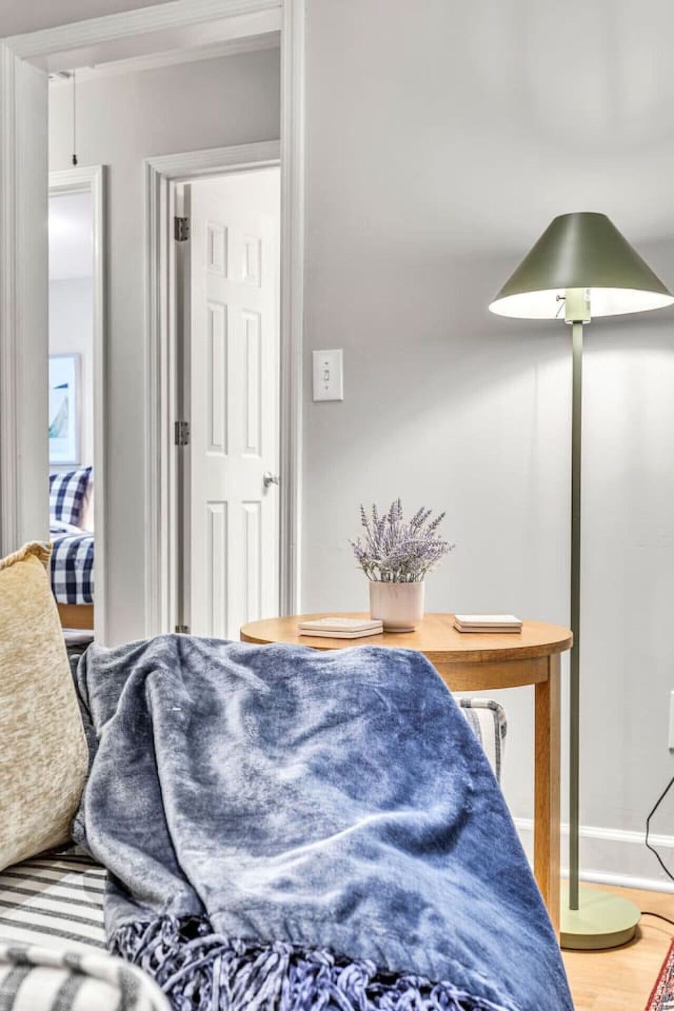 Comfortable living room seating.