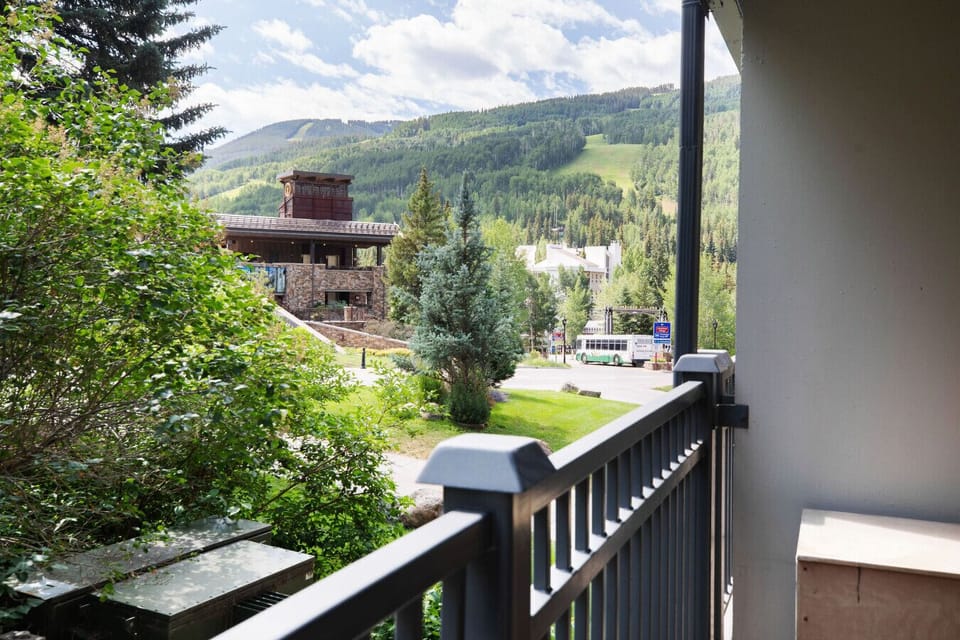 Mountain views from the balcony