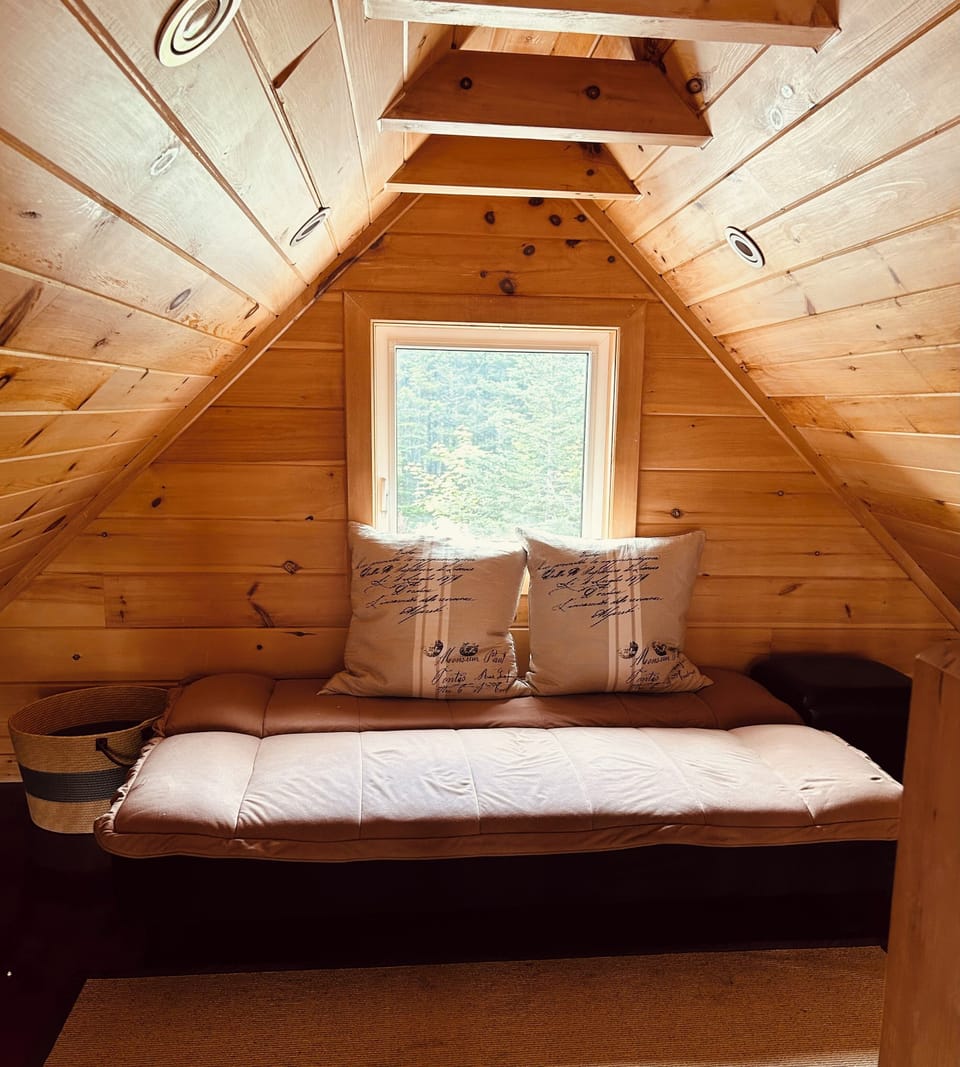 Sleep in the sky in the unique loft bedroom.