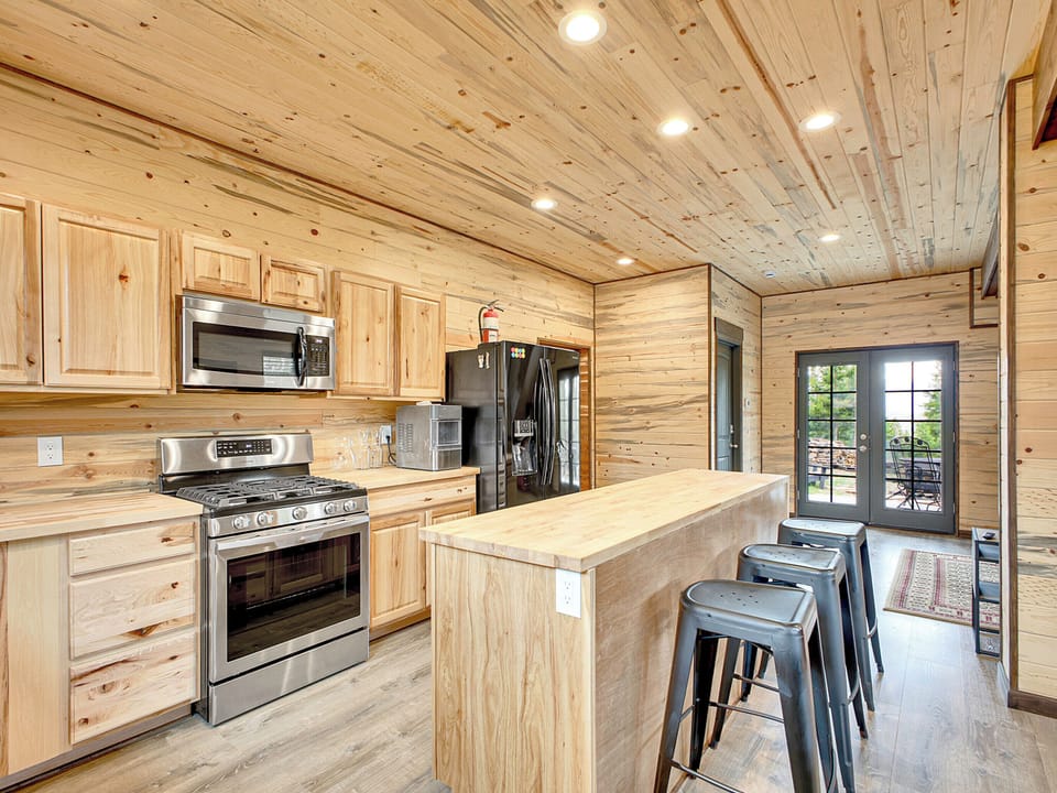 ...The Little Divide features wood finishes...