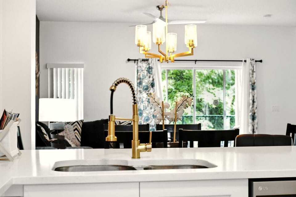 Spacious countertops perfect for prepping meals