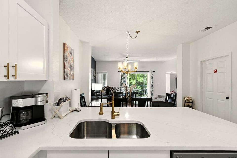 Open-concept kitchen with everything you need