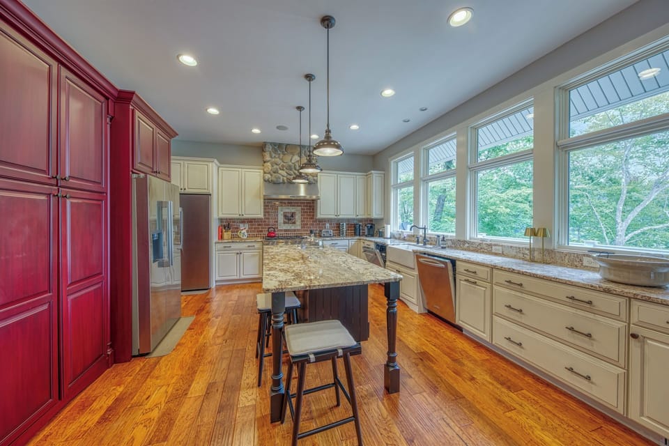 Chefs Kitchen With All The Amenities. Two Refrigerators, Two Dishwashers