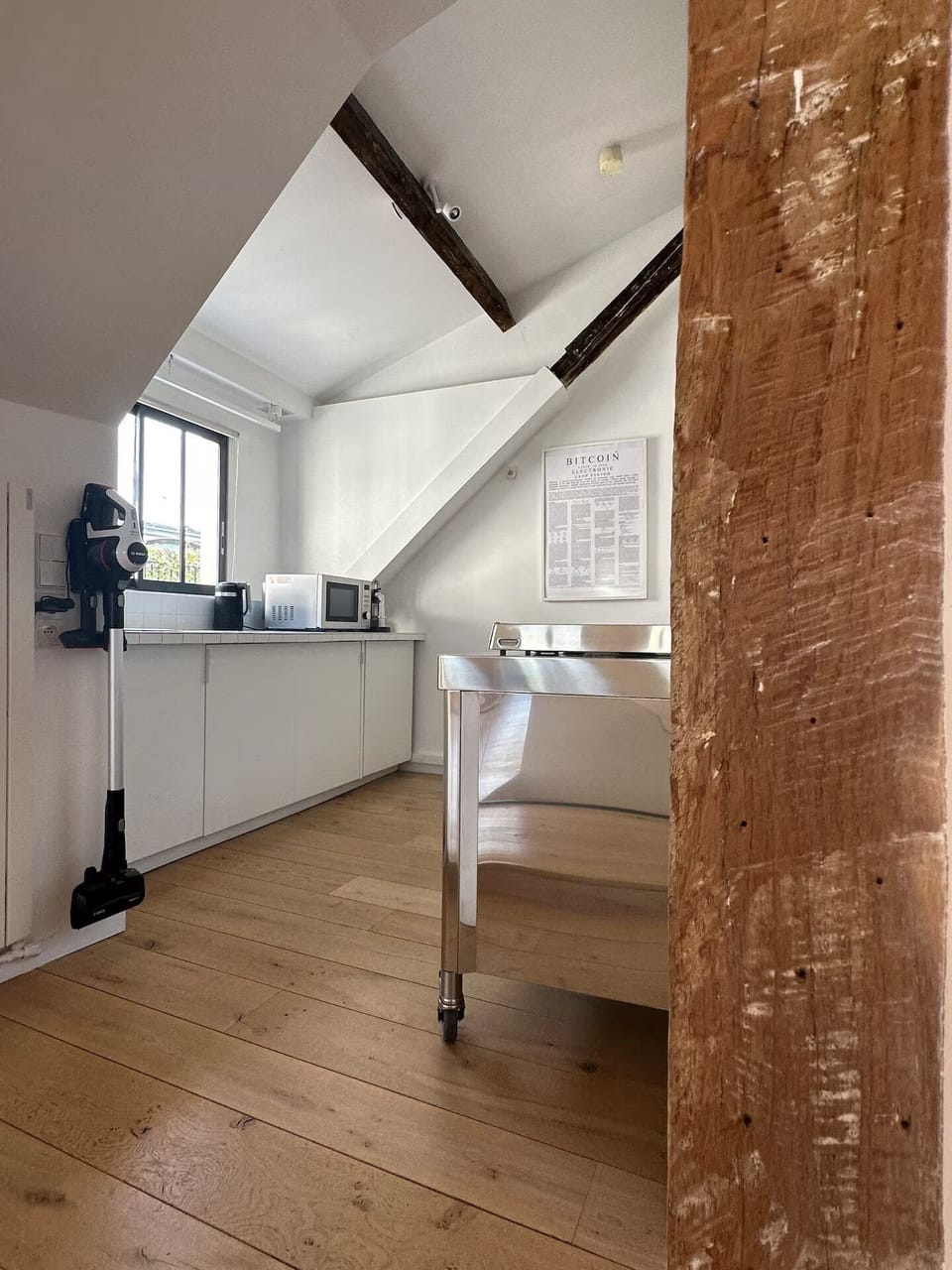 Overlooking the kitchen
