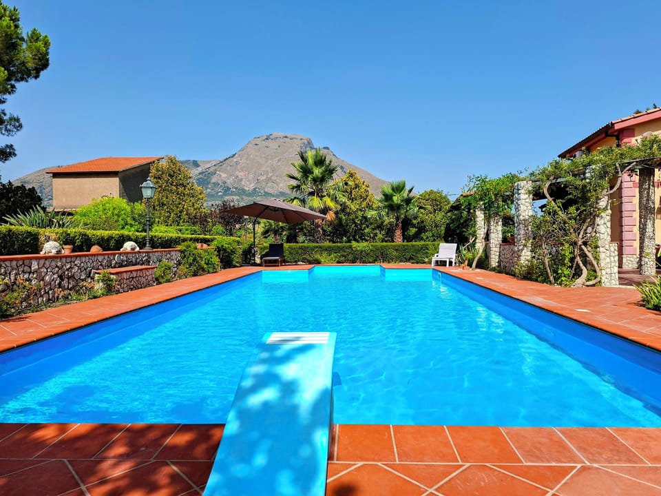Pool mountain view